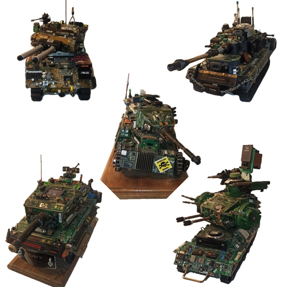Модель танка коллекционная Panawealth, ручная работа