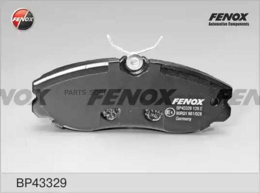 

Колодки Передние Ford Maverick 93-01,Nissan Terrano 2.4-2.7td, 93- Bp43329 FENOX арт. BP43