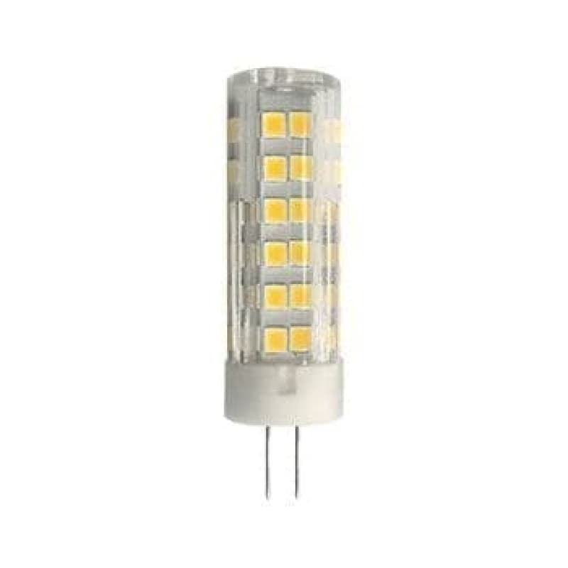 фото Лампа светодиодная ecola g4 led 5,5w corn micro 220v 4200k 320° 57x16 g4rv55elc 5 шт.