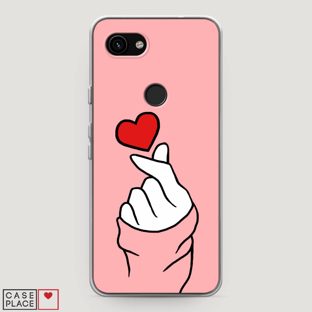 

Чехол Awog на Google Pixel 3a "Милое сердечко", Разноцветный, 270150-7