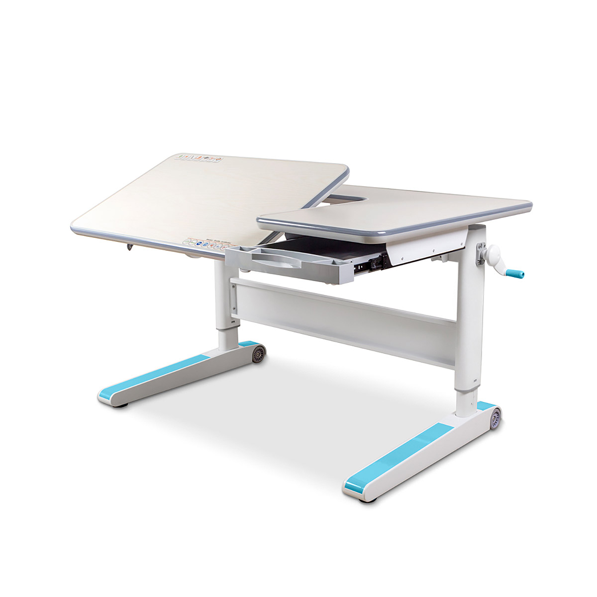 

Парта KinderZen Ergomatica Multicolor белый дуб Ergomatica Multicolor белый дуб, Ergomatica Multicolor