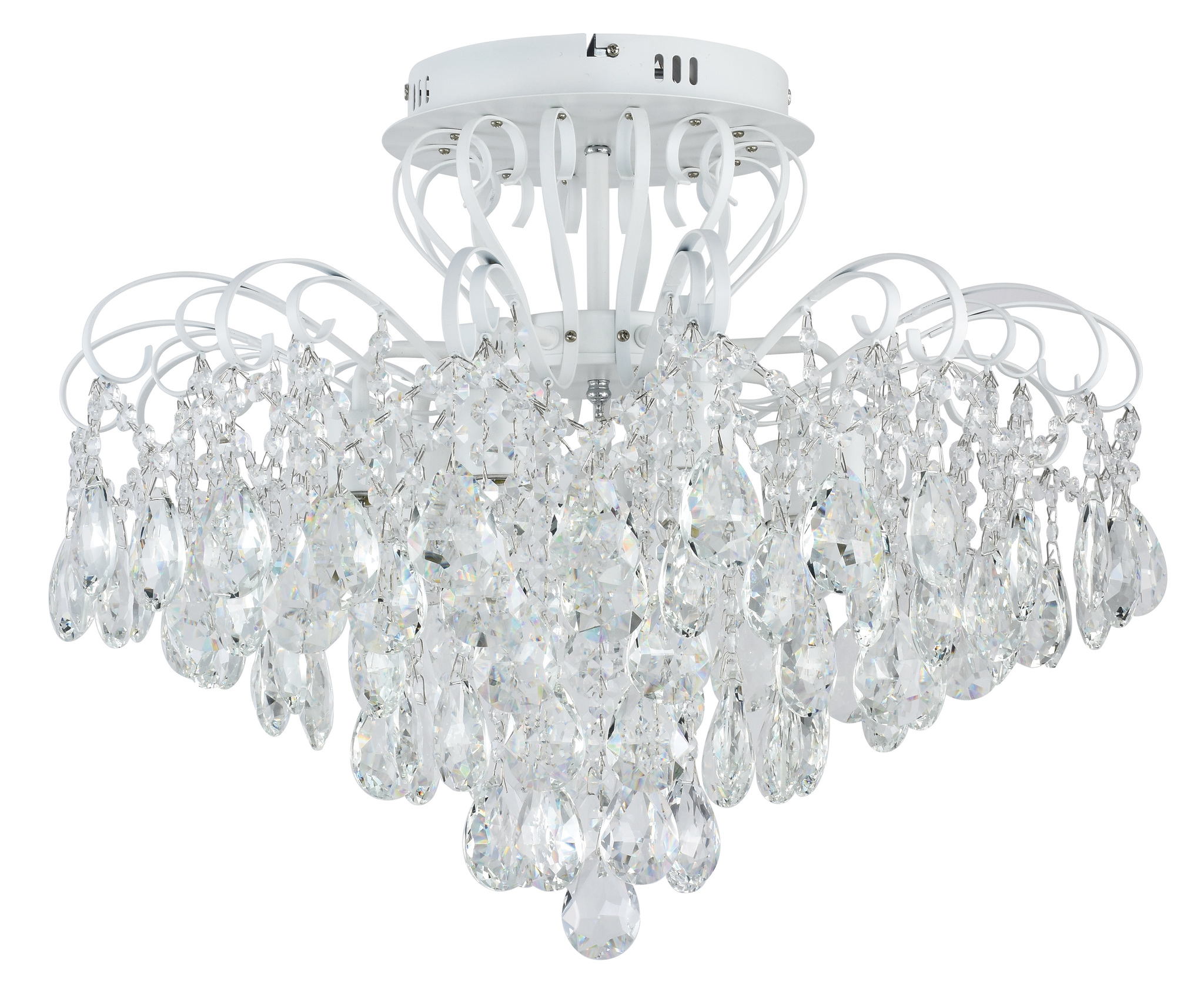 фото Потолочный светильник escada 1121/7pl e27*60w white/silver escada light