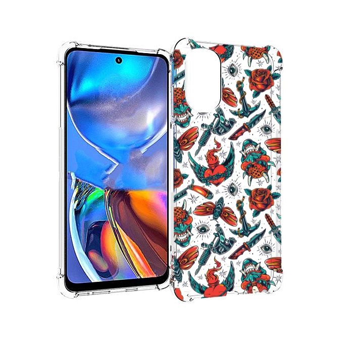 

Чехол MyPads олд-скул-пак для Motorola Moto E32, Прозрачный, Tocco