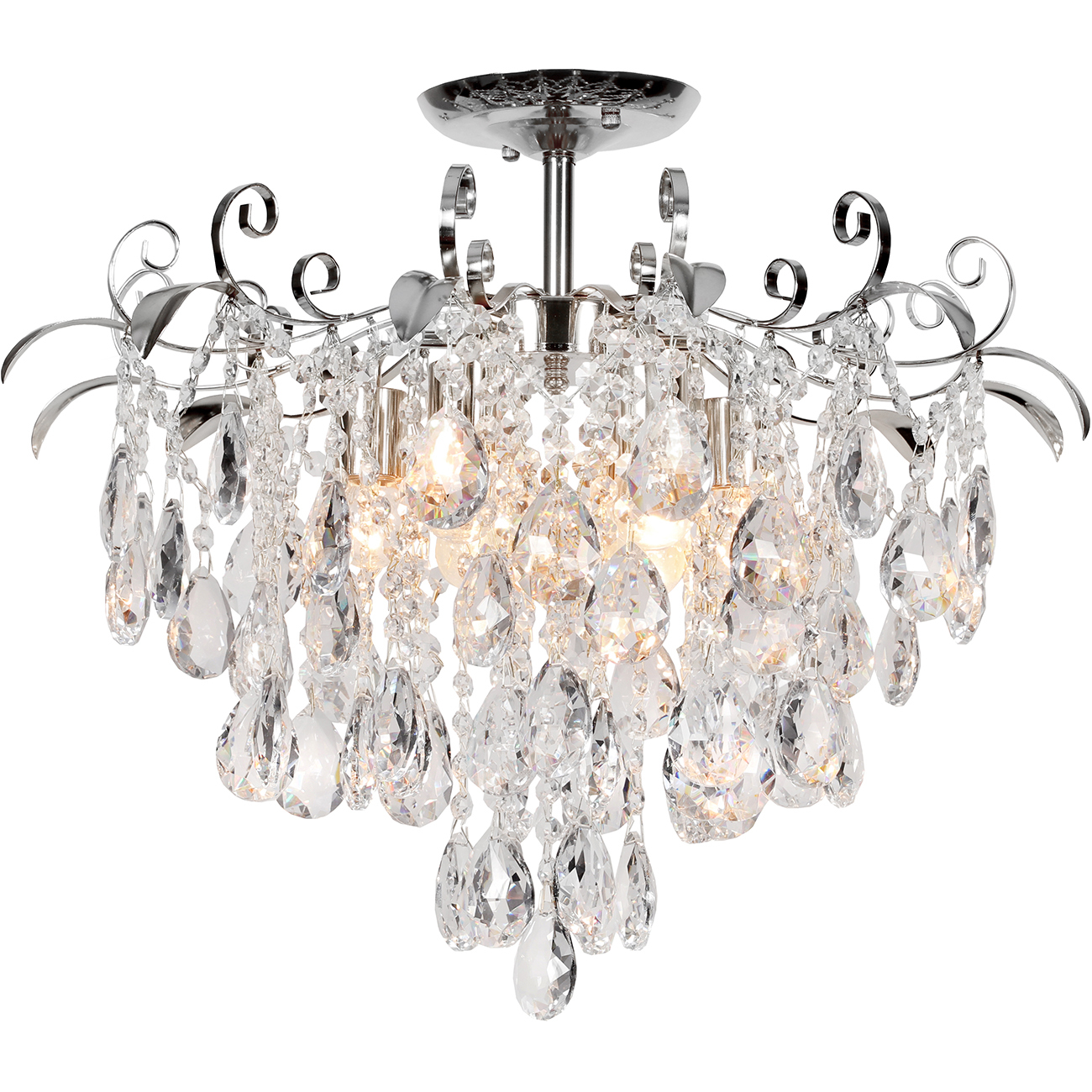 фото Потолочный светильник escada 1123/6pl e27*60w chrome escada light