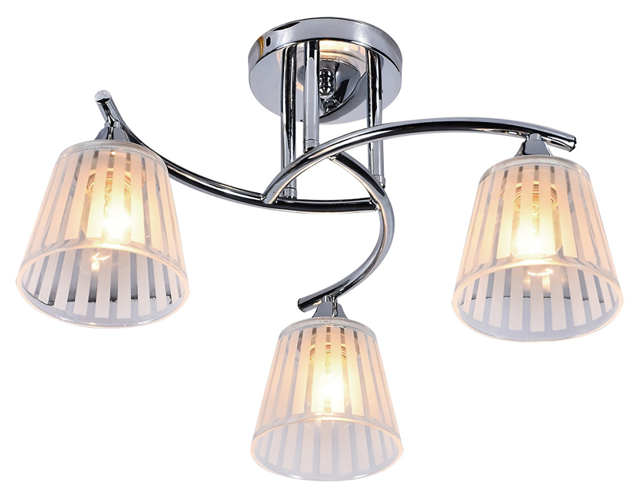 фото Потолочный светильник escada 1124/3pl e27*60w chrome escada light