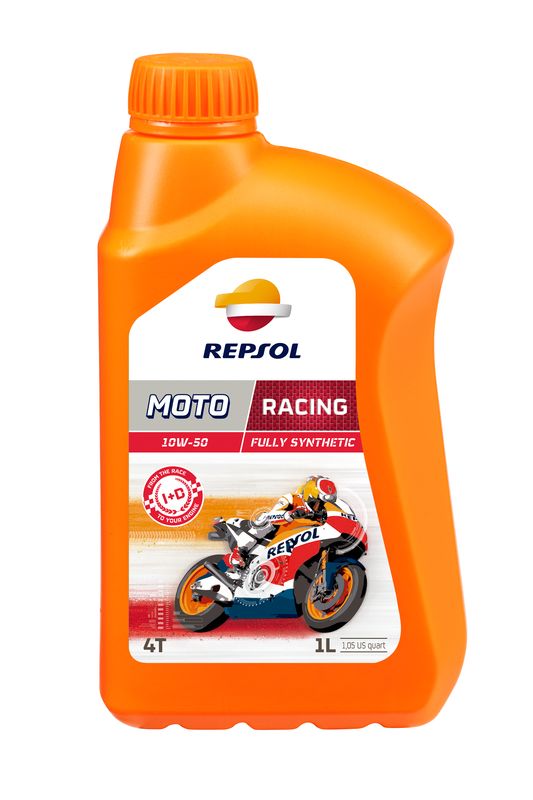 Моторное масло REPSOL синтетическое MOTO RACING 4T 10W50 SN 1л