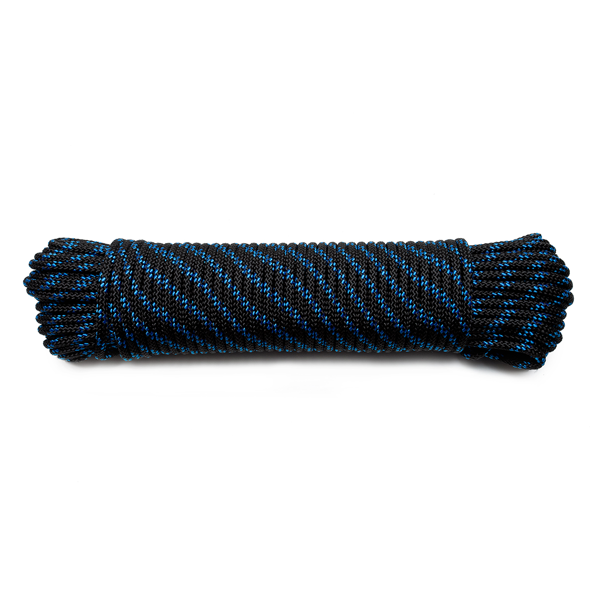 Шнур плетеный якорный Петроканат 8.0 мм, черно-синий, 850 кг, 30 м