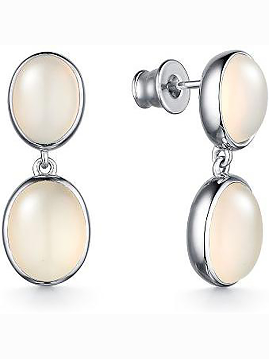 

Серьги с 4 агатами из серебра Алкор серебро 02-2633_00БА-00, 02-2633_00БА-00