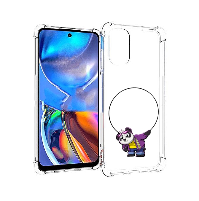 

Чехол MyPads панда-с-обручем для Motorola Moto E32, Прозрачный, Tocco