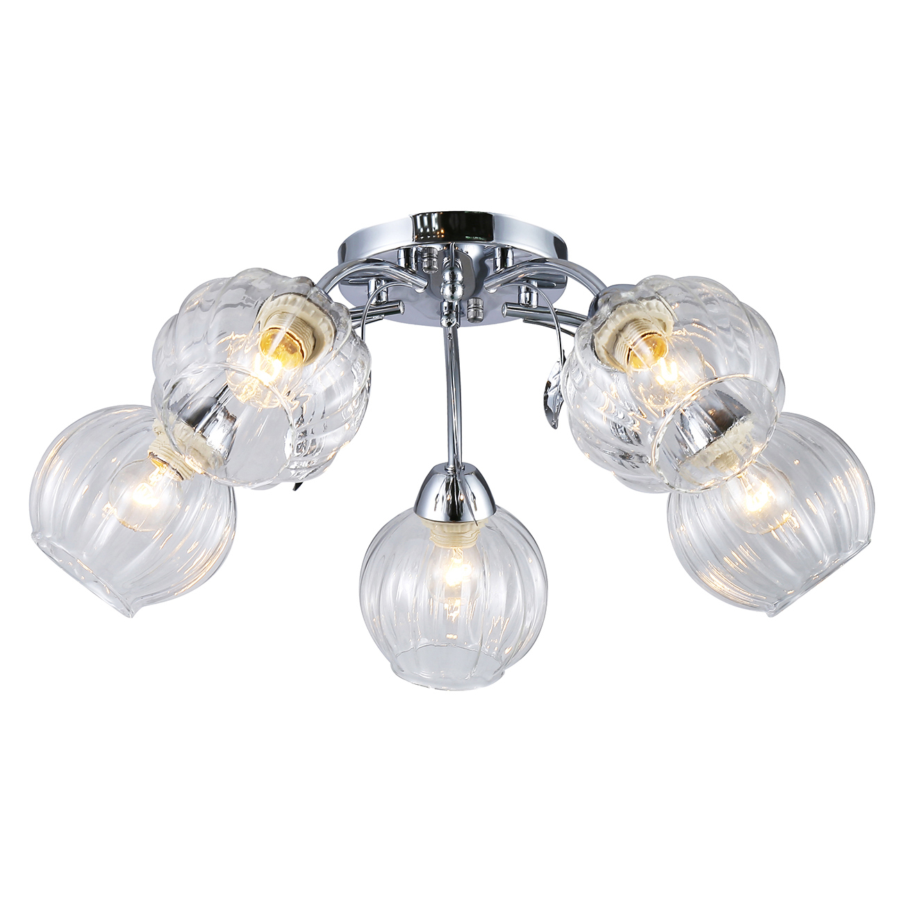 фото Потолочный светильник escada 1175/5p e27*40w chrome escada light