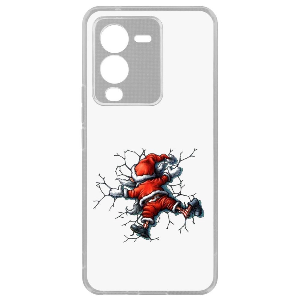 

Чехол-накладка Кейс После праздника для Vivo V25 Pro, Прозрачный