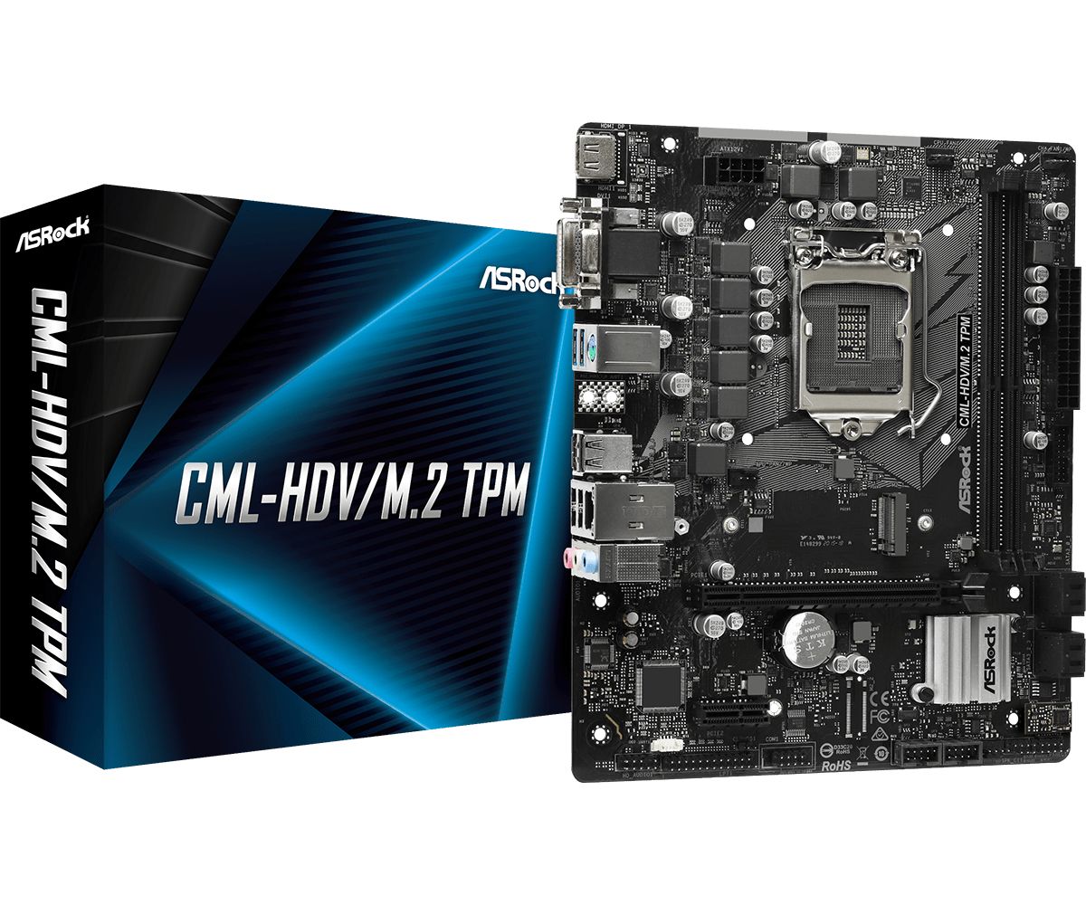 

Материнская плата ASROCK CML-HDV/M.2 TPM, CML-HDV/M.2 TPM
