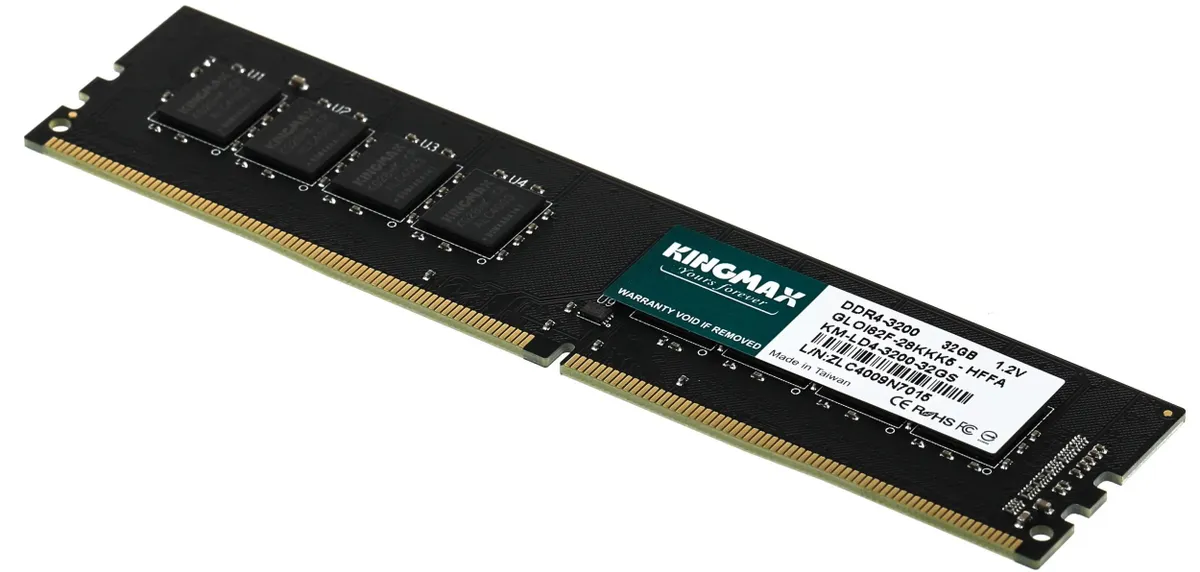 

Оперативная память KINGMAX (KM-LD4-3200-32GS), DDR4 1x32Gb, 3200MHz
