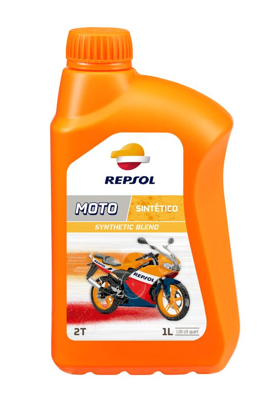 Моторное масло REPSOL синтетическое MOTO SINTETICO 2T TC 1л
