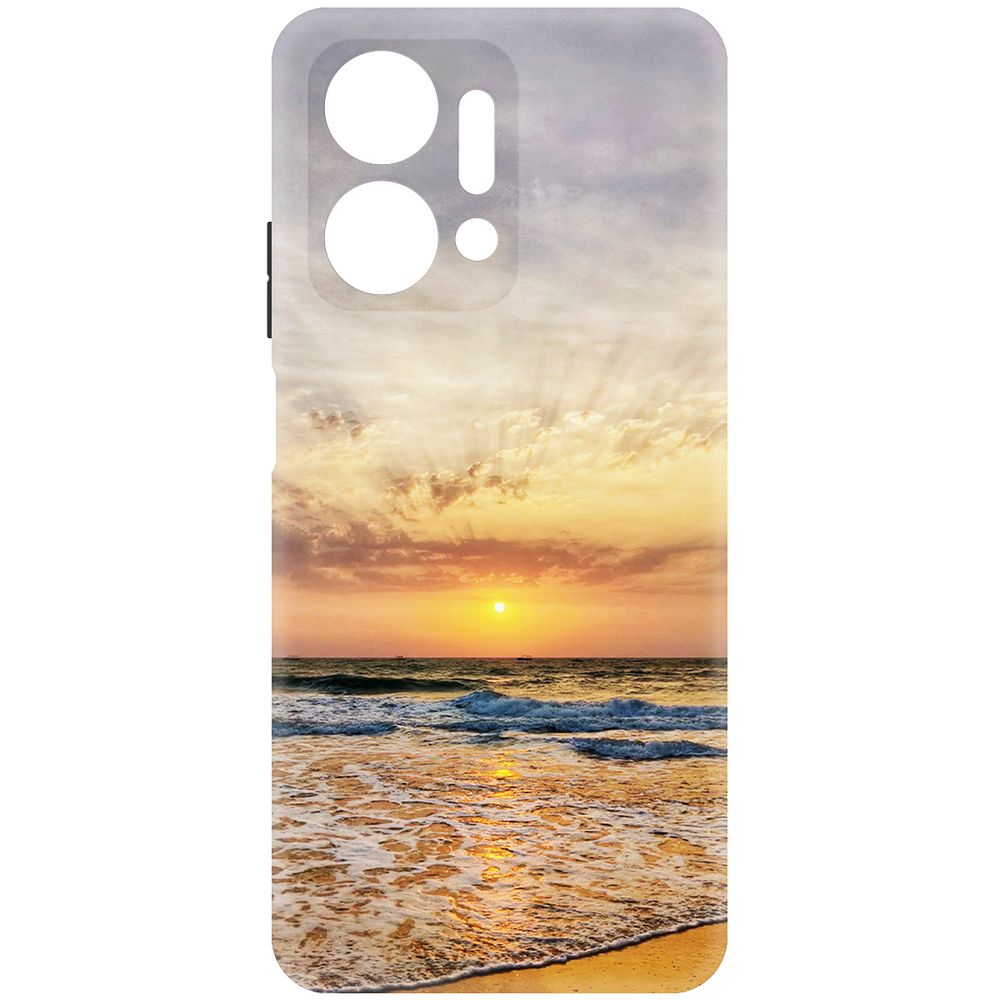 

Чехол-накладка Krutoff Soft Case Индия, Пляжи Гоа для Honor X7a Plus черный