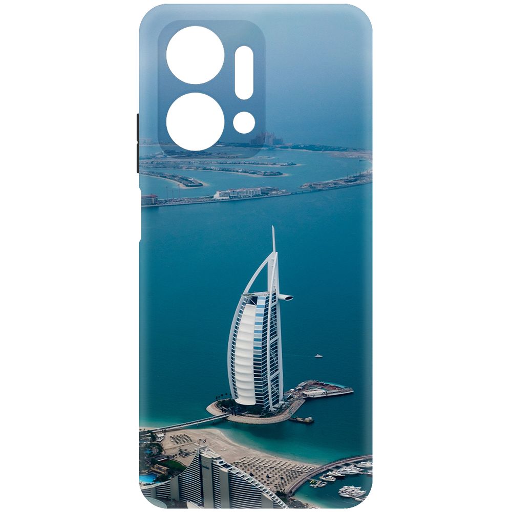 

Чехол-накладка Krutoff Soft Case ОАЭ, Бурдж-эль-Араб для Honor X7a Plus черный