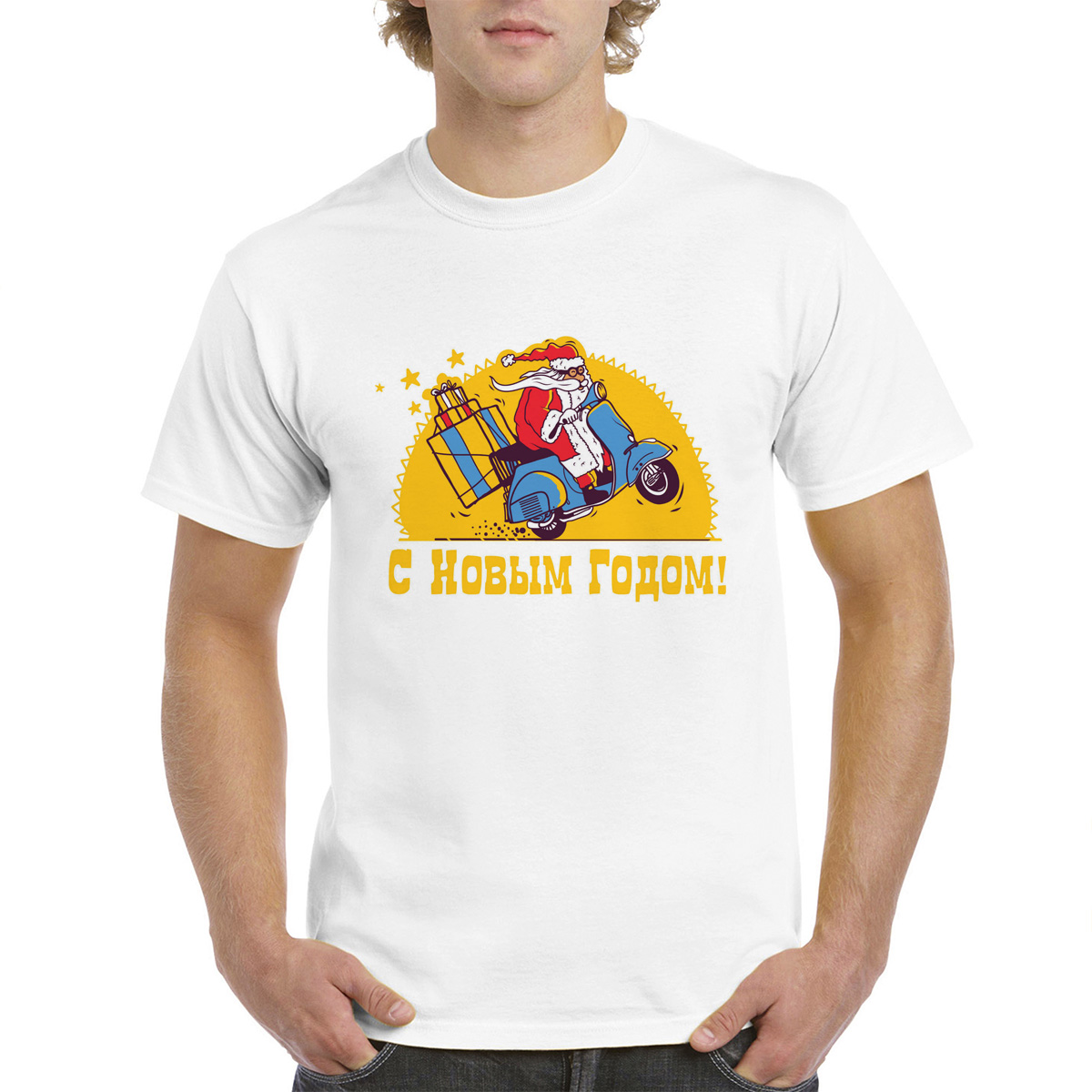 

Футболка унисекс CoolPodarok M0151149 белая 56 RU, Белый, M0151149