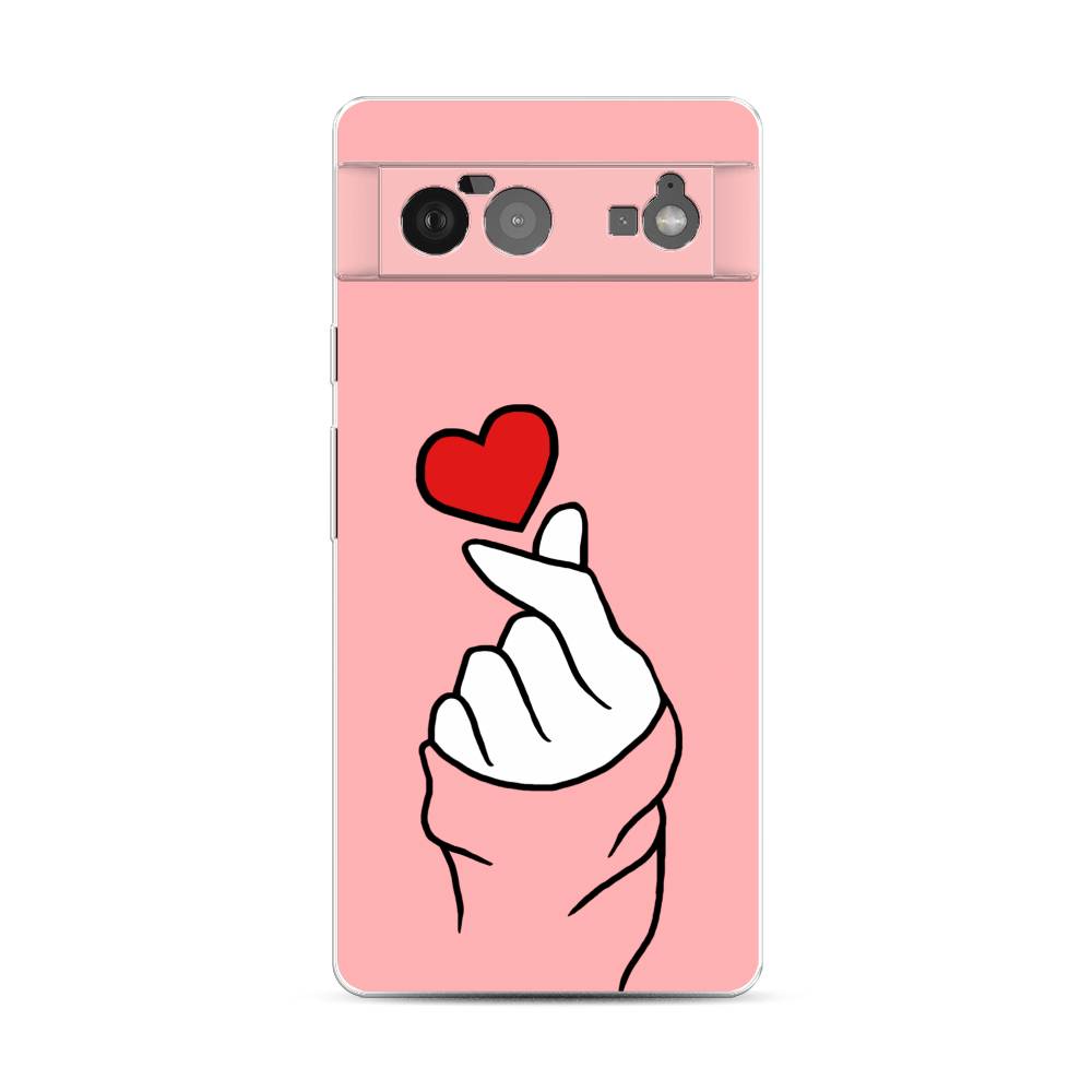 

Чехол Awog на Google Pixel 6 "Милое сердечко", Разноцветный, 270850-7