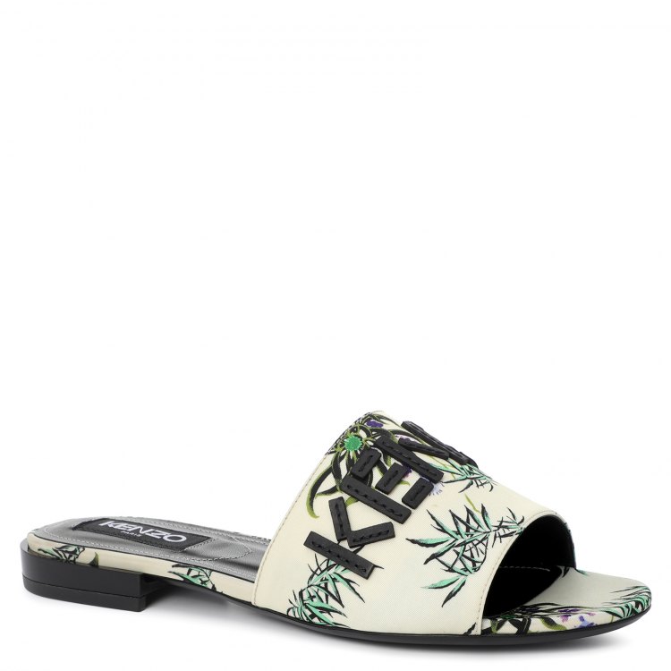 

Шлепанцы женские Kenzo MU006_2236525 бежевые 38 EU, MU006_2236525