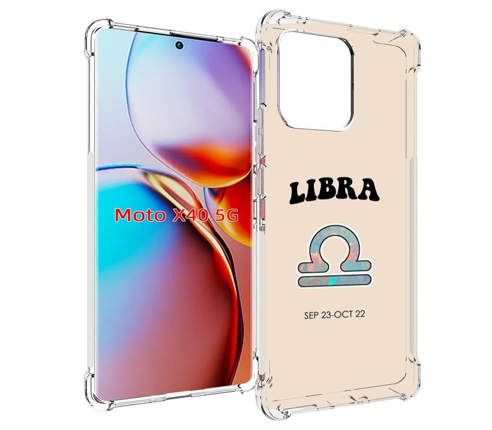 

Чехол MyPads знак-зодиака-весы-6 для Motorola Moto X40, Прозрачный, Tocco