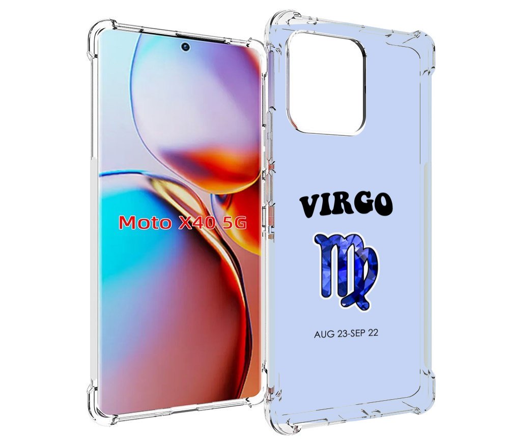 

Чехол MyPads знак-зодиака-дева-1 для Motorola Moto X40, Прозрачный, Tocco