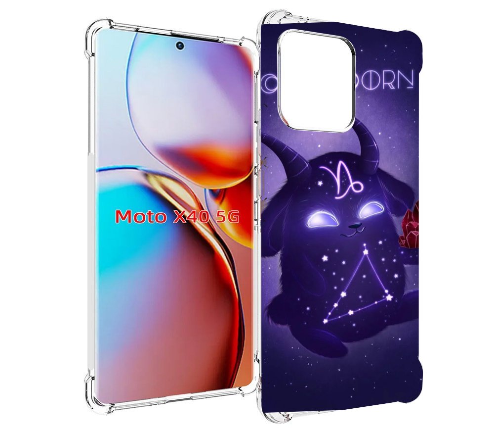 

Чехол MyPads знак-зодиака-козерог-7 для Motorola Moto X40, Прозрачный, Tocco
