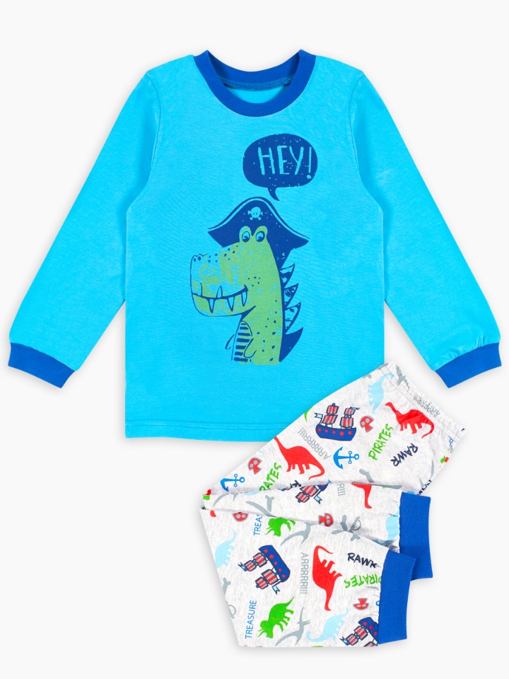 

Пижама детская Веселый малыш Дино-пират 254170/Дино-пират р.122, 254170/Дино-пират