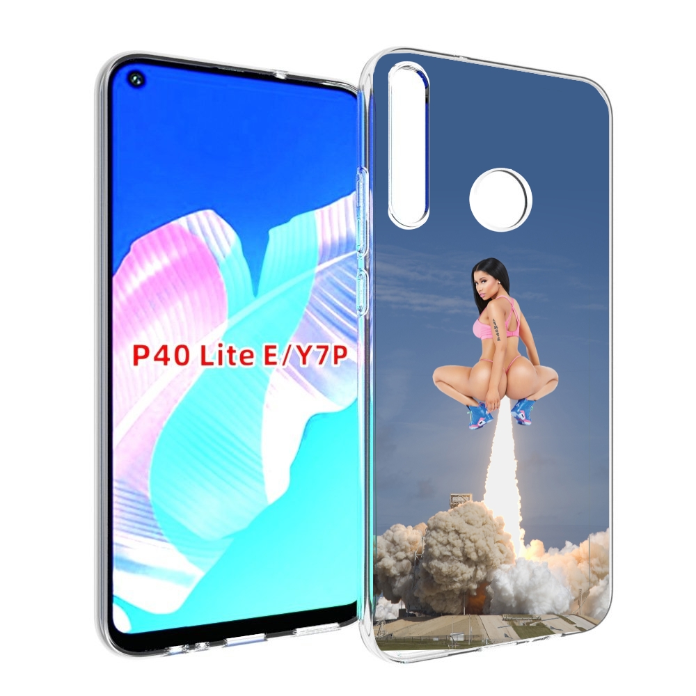 

Чехол бампер MyPads ники-минаж-ракета детский для Huawei P40 Lit, Прозрачный, Tocco