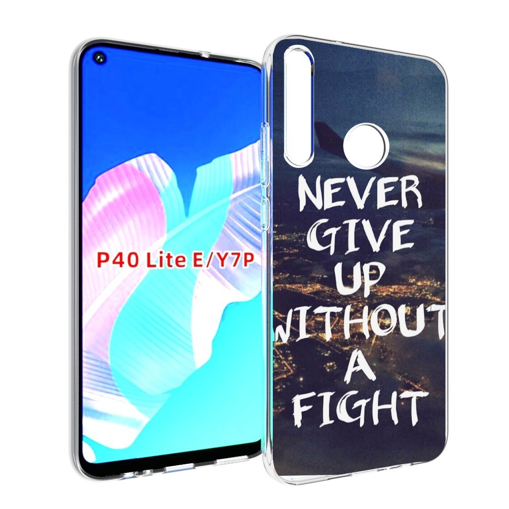

Чехол бампер MyPads никогда не сдавайся без боя для Huawei P40 L, Прозрачный, Tocco