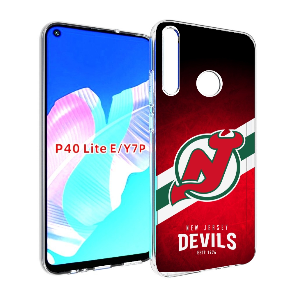 

Чехол бампер MyPads нью джерси девилз для Huawei P40 Lite E, Прозрачный, Tocco