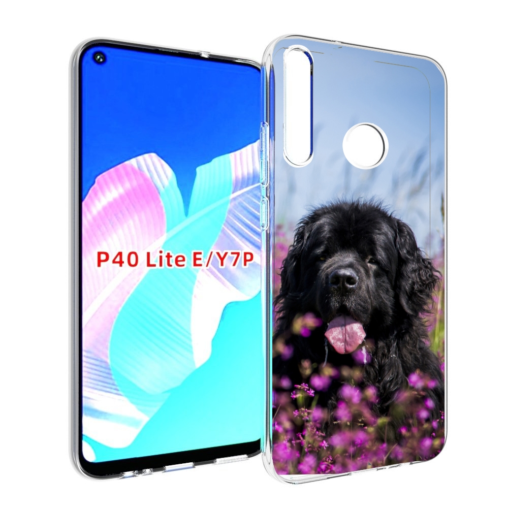 

Чехол бампер MyPads ньюфаундлед для Huawei P40 Lite E, Прозрачный, Tocco