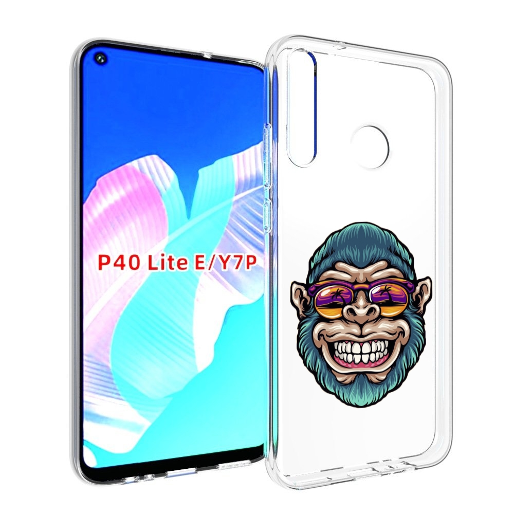 

Чехол бампер MyPads обезьяна улыбается для Huawei P40 Lite E, Прозрачный, Tocco