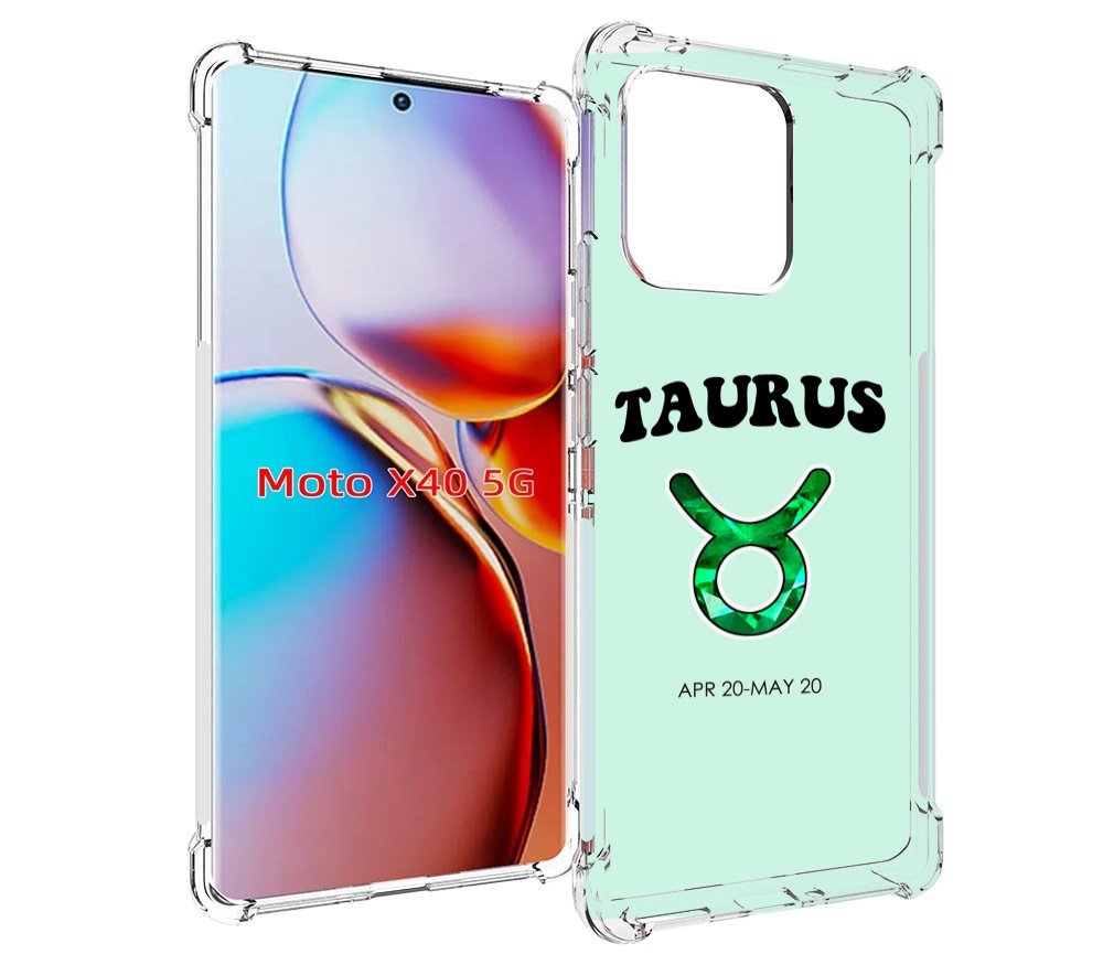 

Чехол MyPads знак-зодиака-телец-1 для Motorola Moto X40, Прозрачный, Tocco