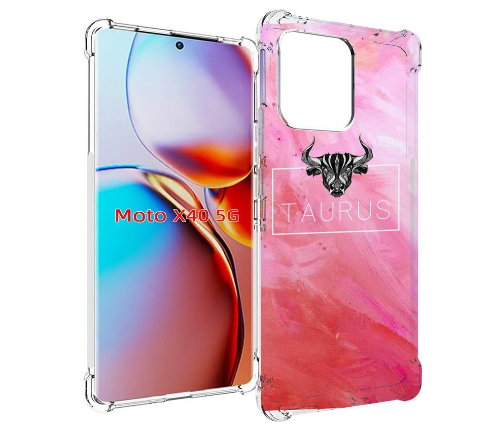 

Чехол MyPads знак-зодиака-телец-3 для Motorola Moto X40, Прозрачный, Tocco
