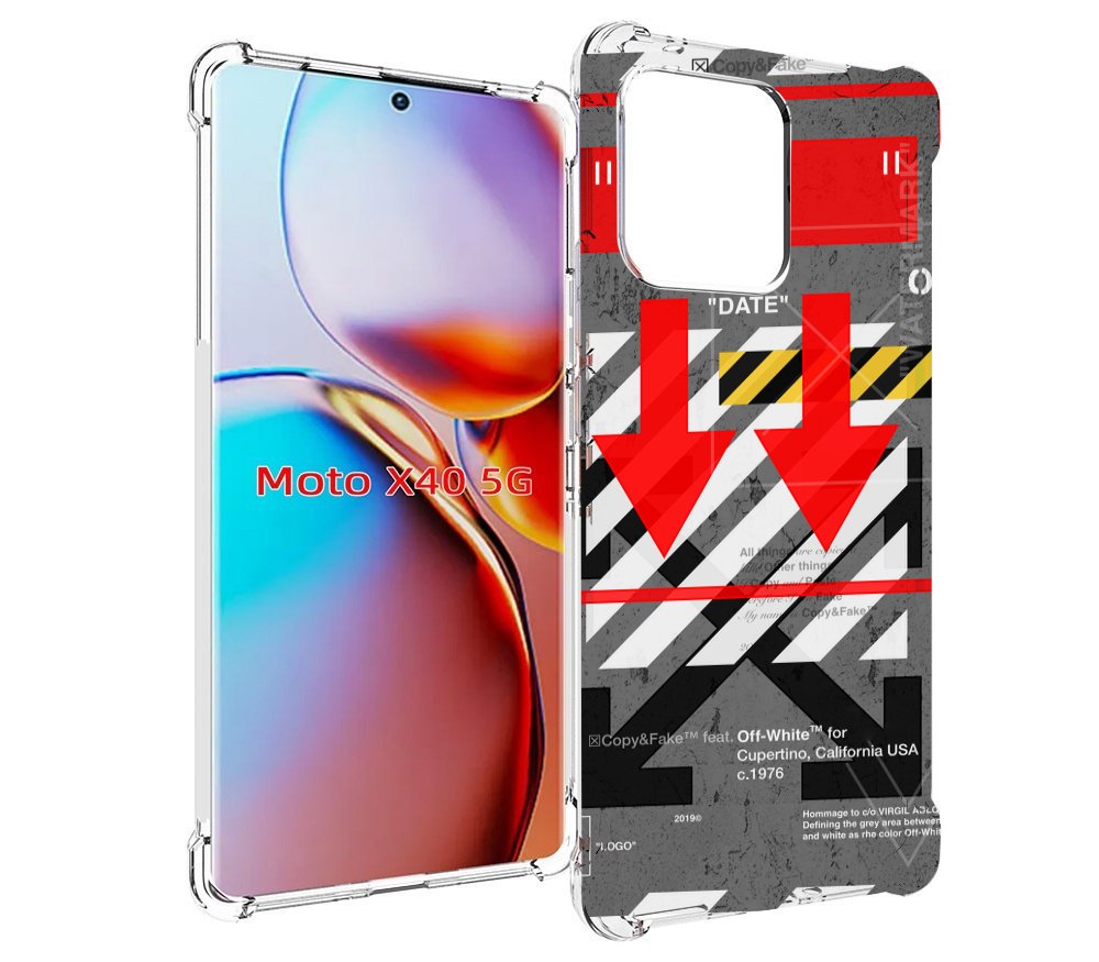 

Чехол MyPads знаки-логотипы для Motorola Moto X40, Прозрачный, Tocco
