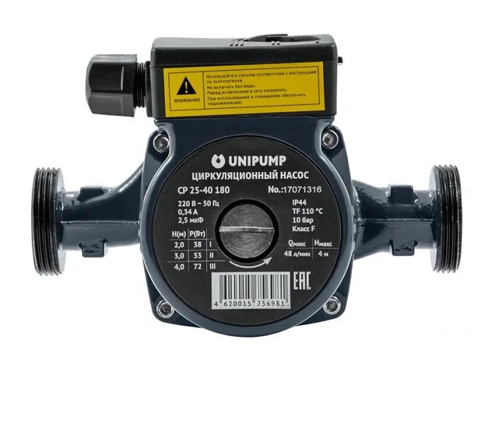 Циркуляционный насос UNIPUMP CP 25-40 180 67353 3090₽