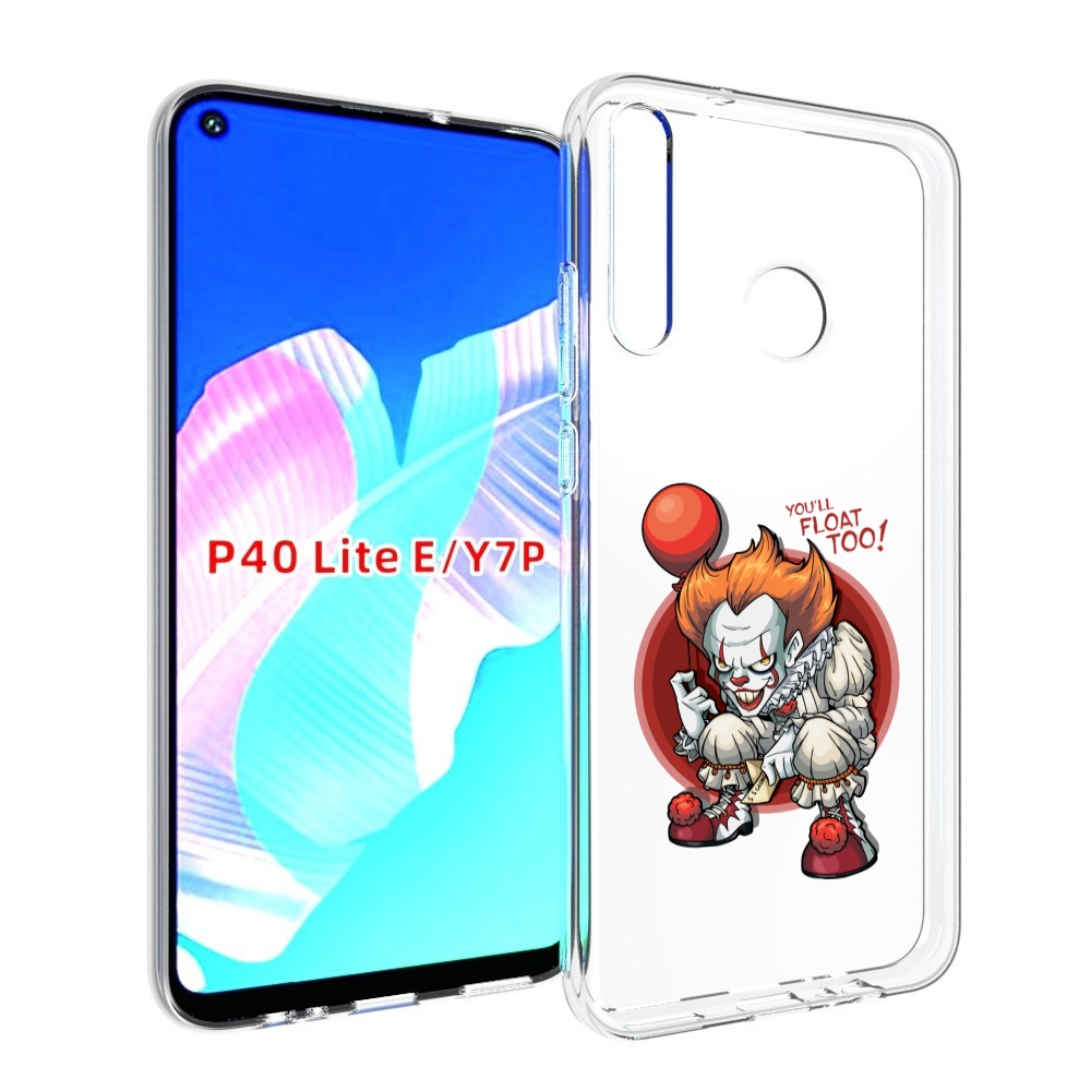 

Чехол бампер MyPads одетый-клоун для Huawei P40 Lite E, Прозрачный, Tocco