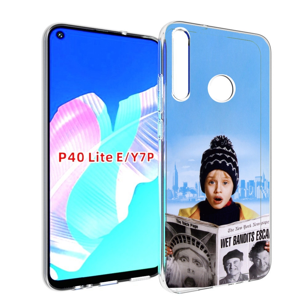 

Чехол бампер MyPads один-дома-детский для Huawei P40 Lite E, Прозрачный, Tocco