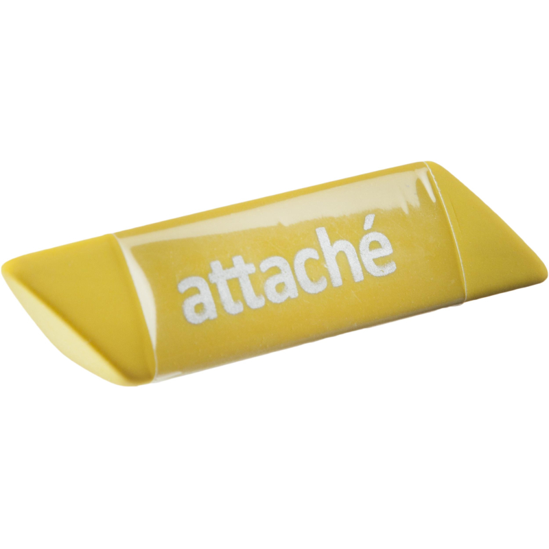 Ластик Attache трехгранный, 60x14x14 мм, термопласт. каучук, желтый, (15шт.)