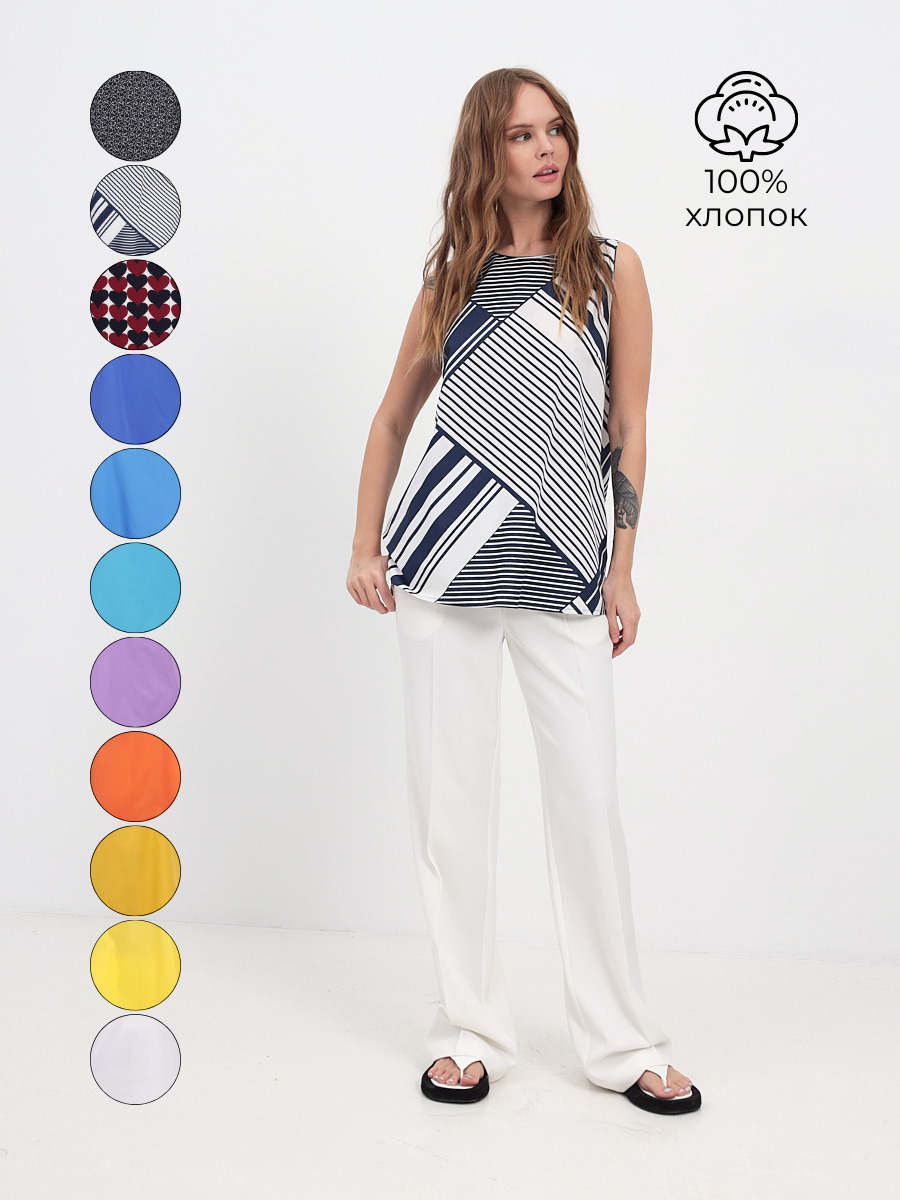 

Блуза женская KATHARINA KROSS 00-00003671 белая 44, Белый, 00-00003671