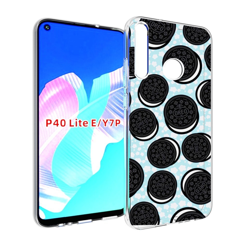 

Чехол бампер MyPads орео печеньки для Huawei P40 Lite E, Прозрачный, Tocco