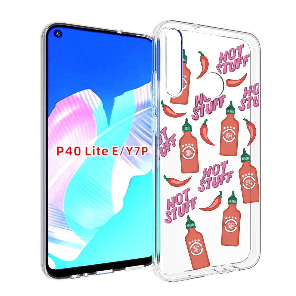 

Чехол бампер MyPads острые-перчики для Huawei P40 Lite E, Прозрачный, Tocco