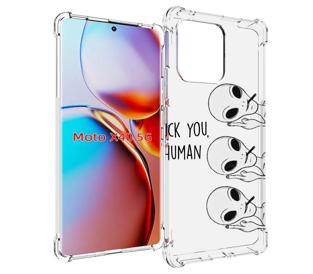 

Чехол MyPads инопланетяне для Motorola Moto X40, Прозрачный, Tocco