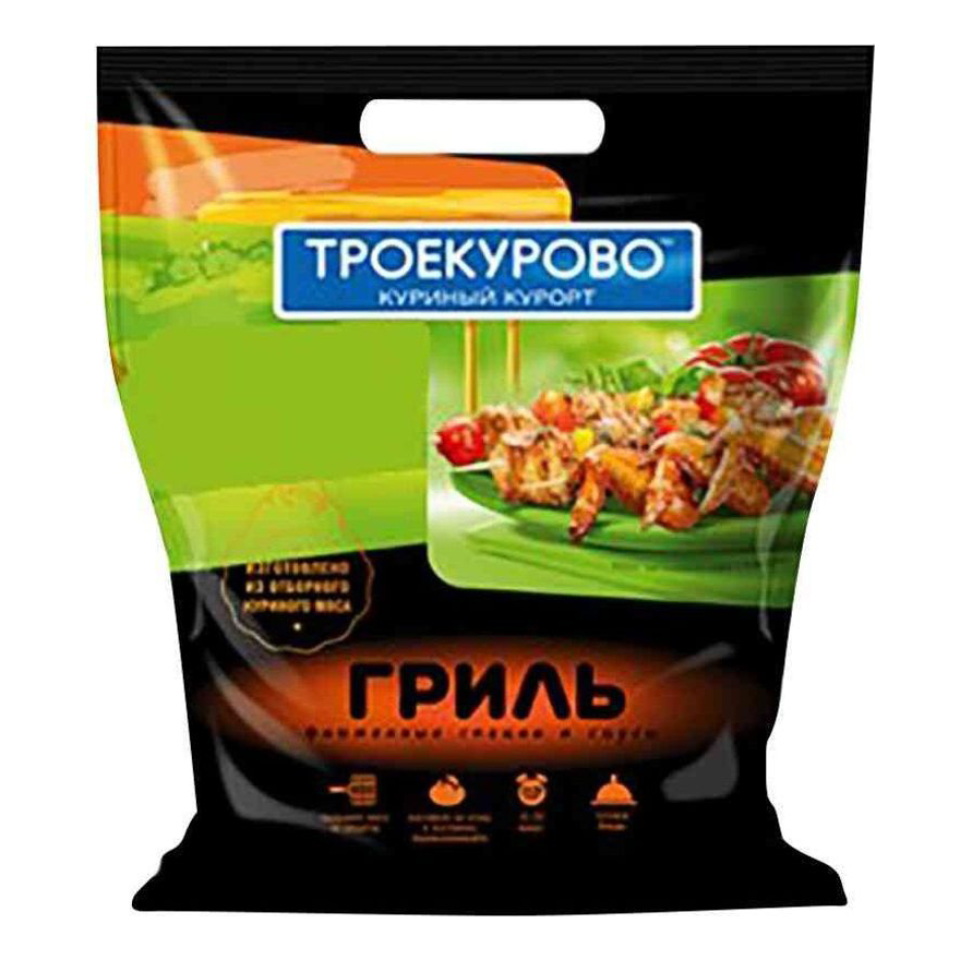 

Шашлык из цыпленка-бройлера Троекурово в маринаде охлажденный