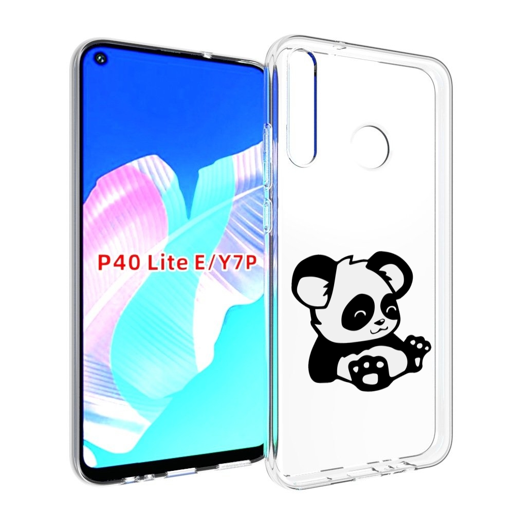 

Чехол бампер MyPads панда-детеныш детский для Huawei P40 Lite E, Прозрачный, Tocco