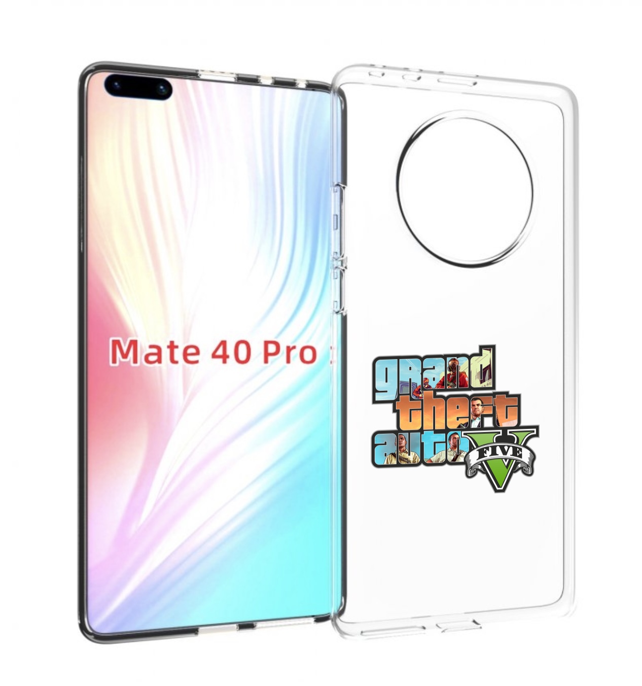 

Чехол MyPads ГТА для Huawei Mate 40 Pro (NOH-NX9), Прозрачный, Tocco