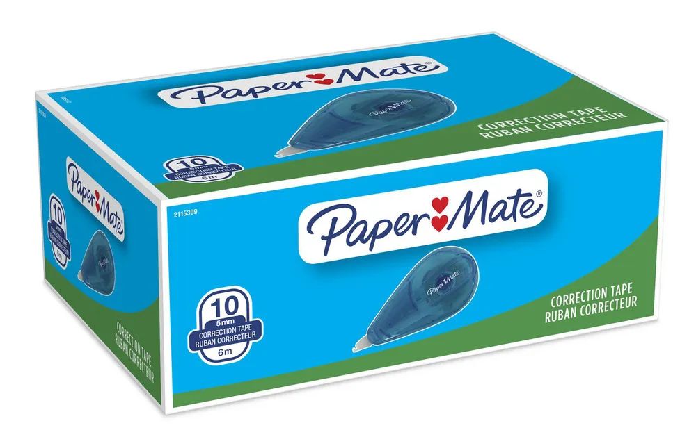 Лента коррект. Paper Mate DryLine Liquid Paper 2115309 6мх5мм белый с боковой подачей лент