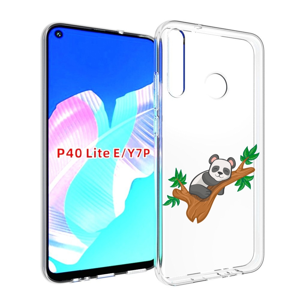 

Чехол бампер MyPads панда-на-деревце для Huawei P40 Lite E, Прозрачный, Tocco