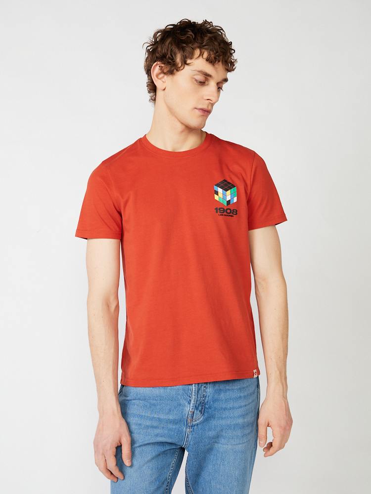 

Футболка мужская Lee cooper MT2A122225BSLC1 красная XXL, Красный, MT2A122225BSLC1