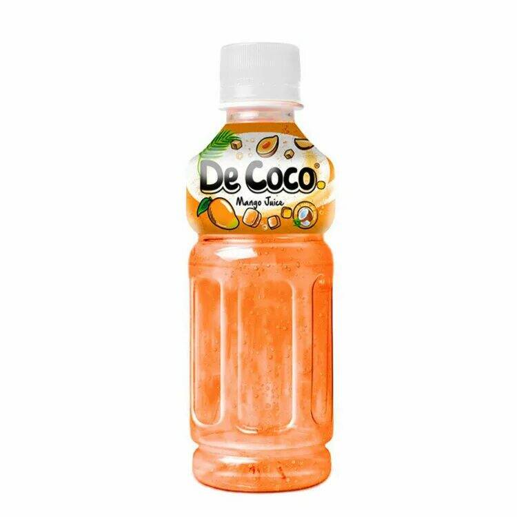 Напиток De CoCo негазированный с кусочками кокосового желе и личи, 280 мл